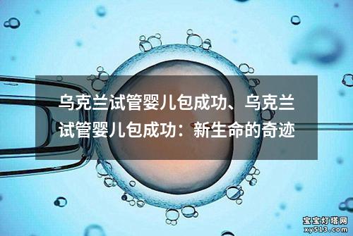 乌克兰试管婴儿包成功、乌克兰试管婴儿包成功：新生命的奇迹