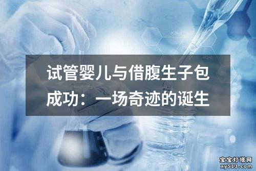 试管婴儿与借腹生子包成功：一场奇迹的诞生