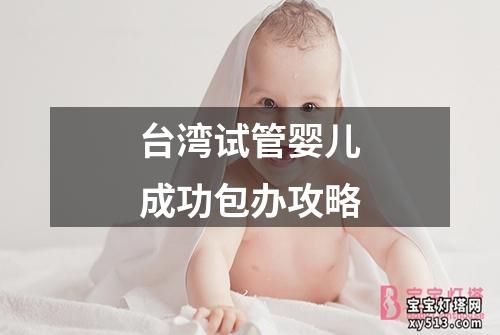 台湾试管婴儿成功包办攻略