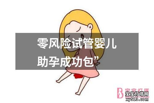 零风险试管婴儿助孕成功包”