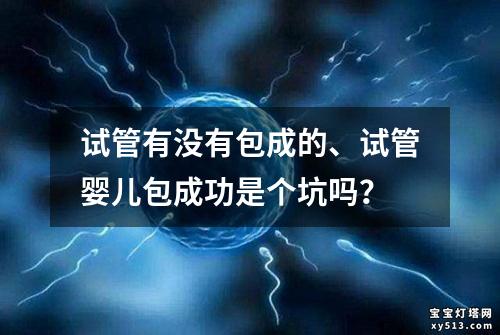 试管有没有包成的、试管婴儿包成功是个坑吗？