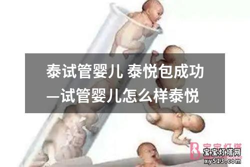 泰试管婴儿 泰悦包成功—试管婴儿怎么样泰悦