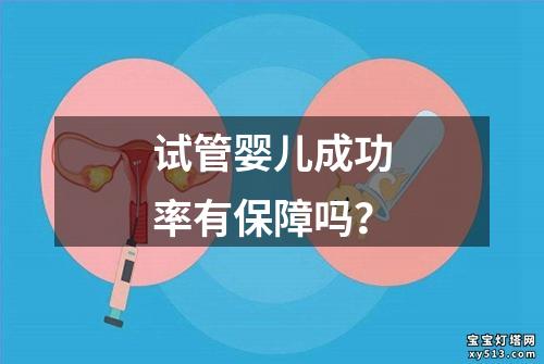 试管婴儿成功率有保障吗？