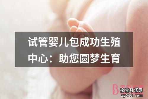 试管婴儿包成功生殖中心：助您圆梦生育