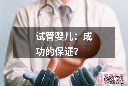 试管婴儿：成功的保证？