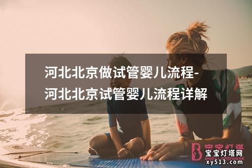 河北北京做试管婴儿流程-河北北京试管婴儿流程详解