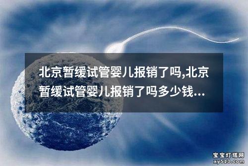 北京暂缓试管婴儿报销了吗,北京暂缓试管婴儿报销了吗多少钱：北京试管婴儿报销政策暂缓实施？