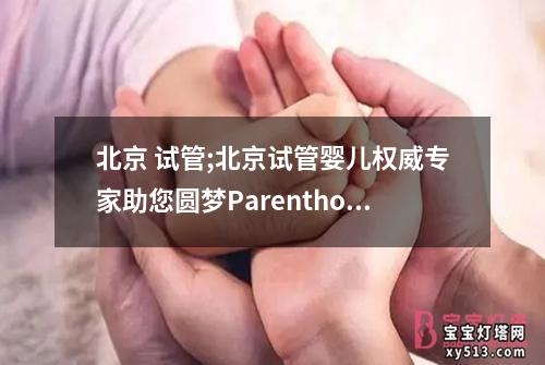 北京 试管;北京试管婴儿权威专家助您圆梦Parenthood