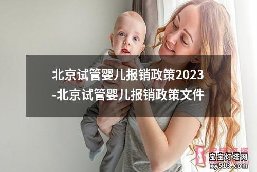 北京试管婴儿报销政策2023-北京试管婴儿报销政策文件