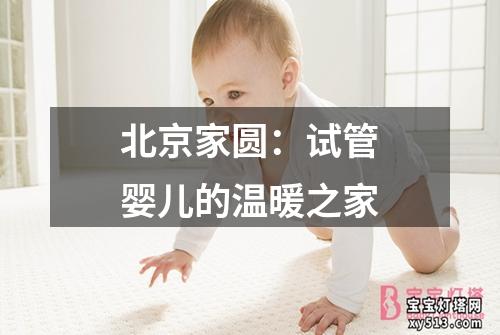 北京家圆：试管婴儿的温暖之家