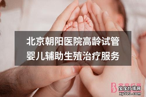 北京朝阳医院高龄试管婴儿辅助生殖治疗服务