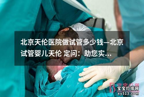 北京天伦医院做试管多少钱—北京试管婴儿天伦 定问：助您实现梦想