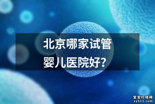 北京哪家试管婴儿医院好？