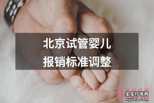 北京试管婴儿报销标准调整