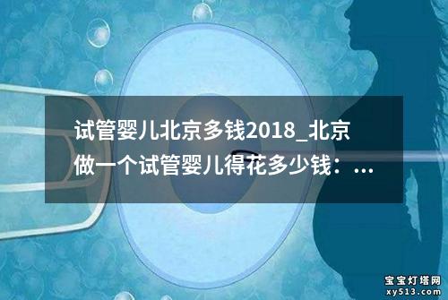 试管婴儿北京多钱2018_北京做一个试管婴儿得花多少钱：2018年北京试管婴儿费用多少？