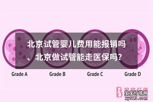 北京试管婴儿费用能报销吗、北京做试管能走医保吗？