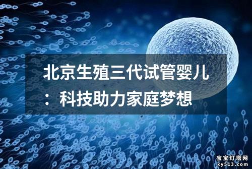 北京生殖三代试管婴儿：科技助力家庭梦想