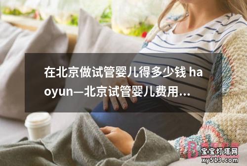 在北京做试管婴儿得多少钱 haoyun—北京试管婴儿费用详解