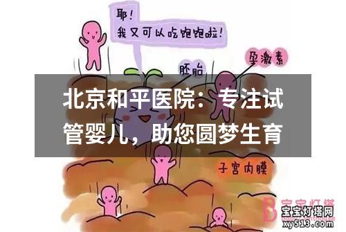 北京和平医院：专注试管婴儿，助您圆梦生育