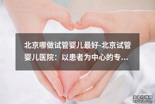 北京哪做试管婴儿最好-北京试管婴儿医院：以患者为中心的专业服务