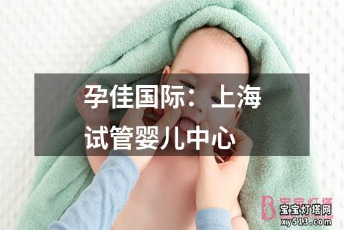 孕佳国际：上海试管婴儿中心