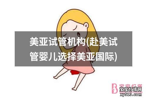 美亚试管机构(赴美试管婴儿选择美亚国际)