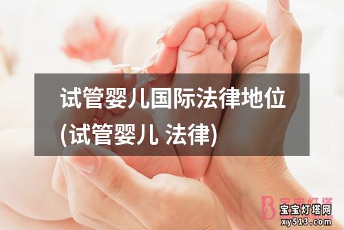 试管婴儿国际法律地位(试管婴儿 法律)