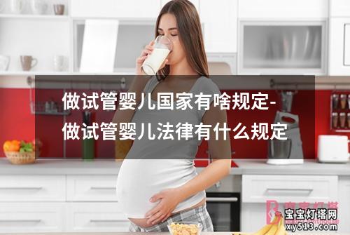 做试管婴儿国家有啥规定-做试管婴儿法律有什么规定