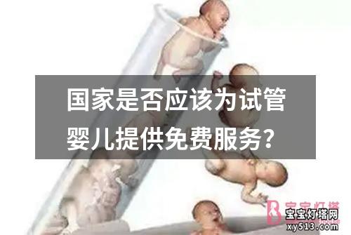 国家是否应该为试管婴儿提供免费服务？