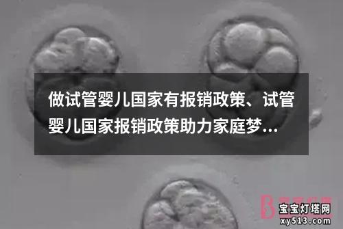 做试管婴儿国家有报销政策、试管婴儿国家报销政策助力家庭梦想