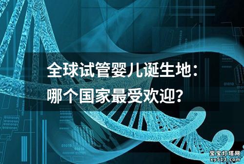 全球试管婴儿诞生地：哪个国家最受欢迎？