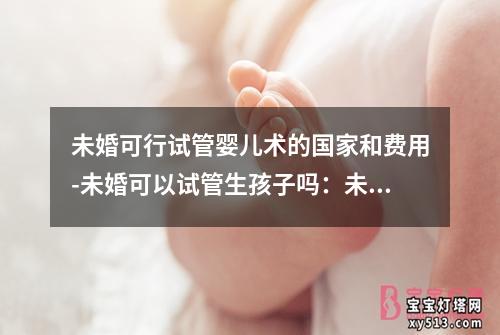 未婚可行试管婴儿术的国家和费用-未婚可以试管生孩子吗：未婚试管婴儿术：哪个国家最合适？费用如何？