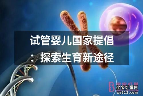 试管婴儿国家提倡：探索生育新途径