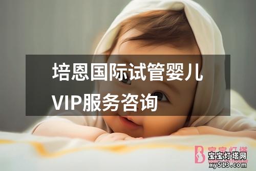 培恩国际试管婴儿VIP服务咨询