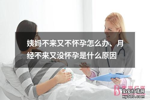 姨妈不来又不怀孕怎么办、月经不来又没怀孕是什么原因