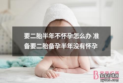 要二胎半年不怀孕怎么办 准备要二胎备孕半年没有怀孕