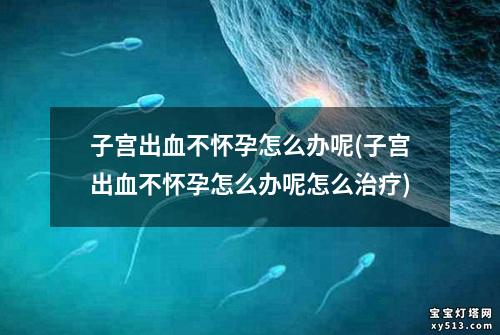 子宫出血不怀孕怎么办呢(子宫出血不怀孕怎么办呢怎么治疗)