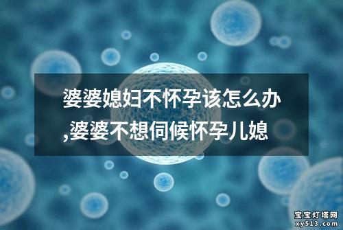 婆婆媳妇不怀孕该怎么办,婆婆不想伺候怀孕儿媳