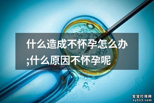 什么造成不怀孕怎么办;什么原因不怀孕呢