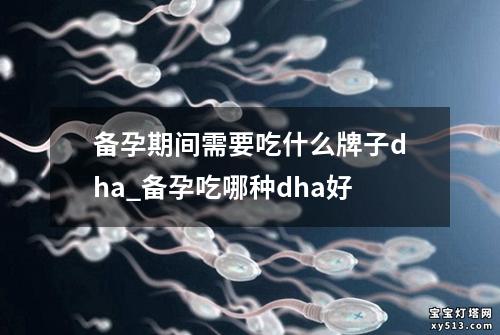 备孕期间需要吃什么牌子dha_备孕吃哪种dha好