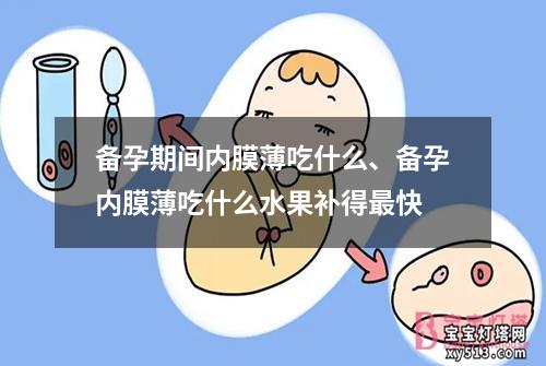 备孕期间内膜薄吃什么、备孕内膜薄吃什么水果补得最快