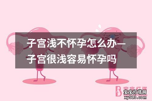 子宫浅不怀孕怎么办—子宫很浅容易怀孕吗