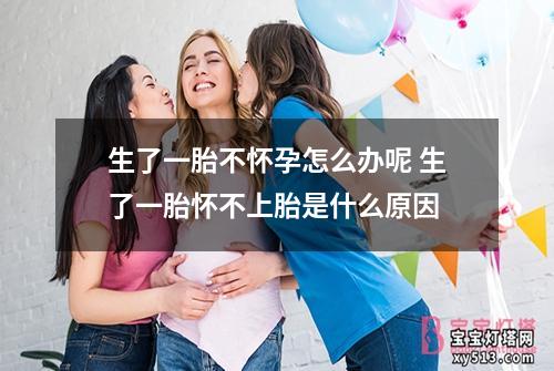 生了一胎不怀孕怎么办呢 生了一胎怀不上胎是什么原因