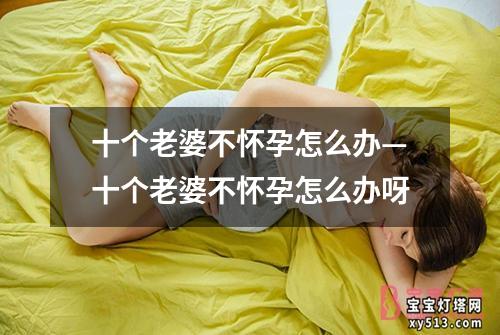 十个老婆不怀孕怎么办—十个老婆不怀孕怎么办呀