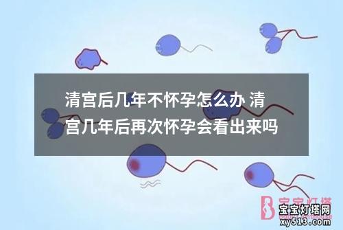 清宫后几年不怀孕怎么办 清宫几年后再次怀孕会看出来吗