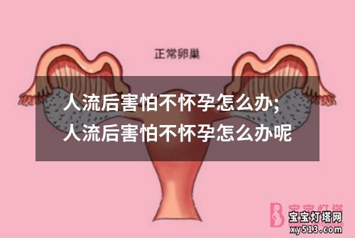 人流后害怕不怀孕怎么办;人流后害怕不怀孕怎么办呢