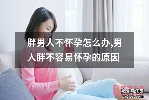 胖男人不怀孕怎么办,男人胖不容易怀孕的原因