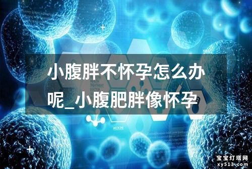 小腹胖不怀孕怎么办呢_小腹肥胖像怀孕