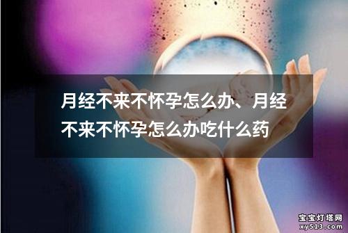 月经不来不怀孕怎么办、月经不来不怀孕怎么办吃什么药