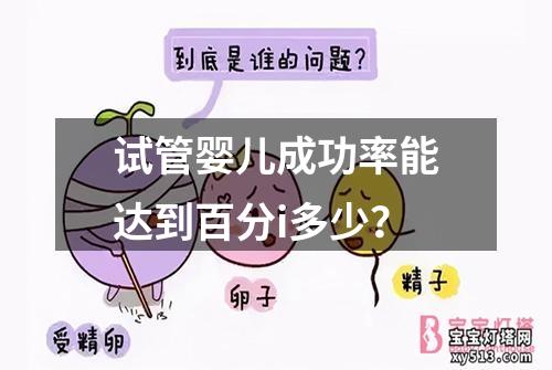 试管婴儿成功率能达到百分i多少？